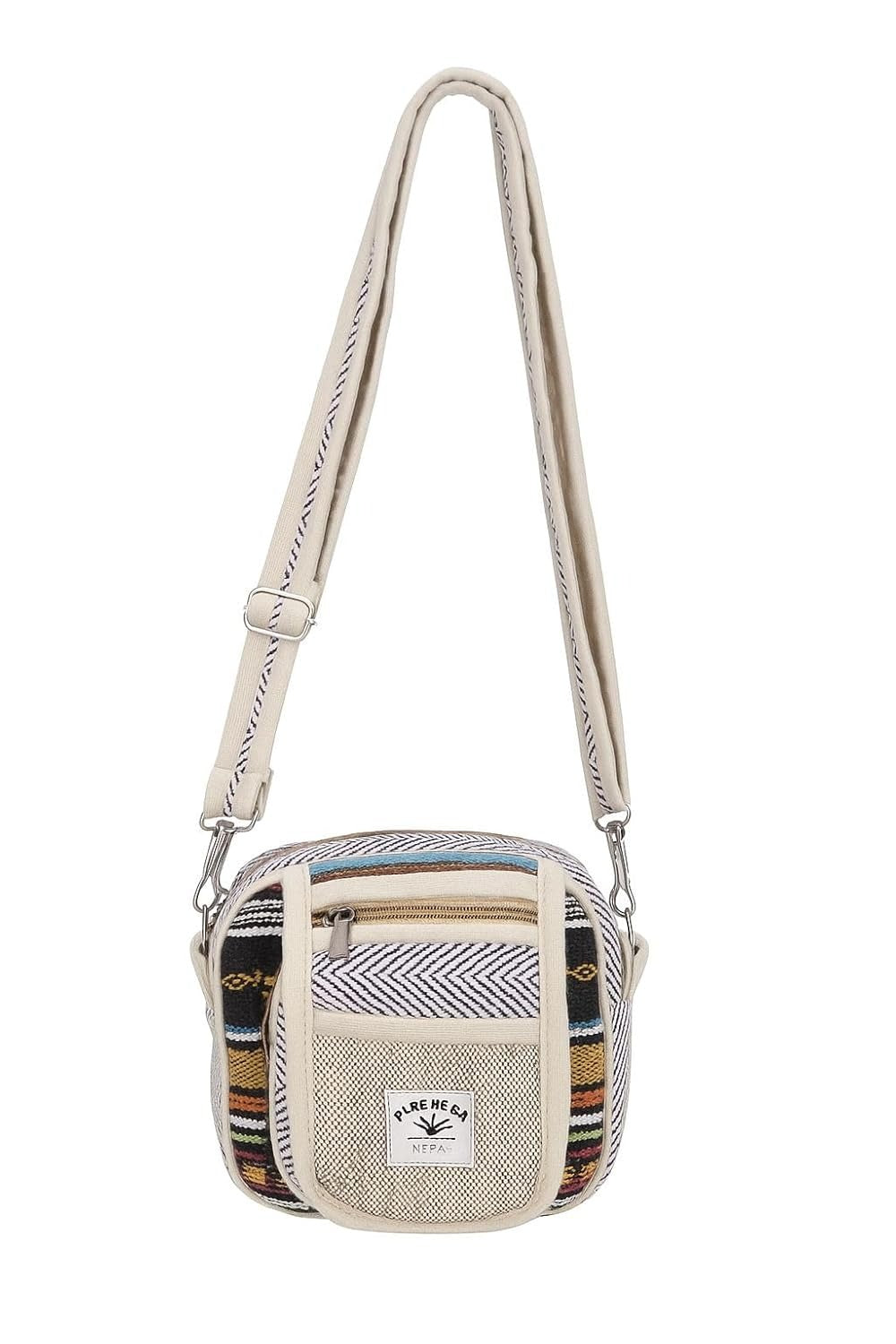 Pure Hemp and Natural Hemp Crossbody Bag