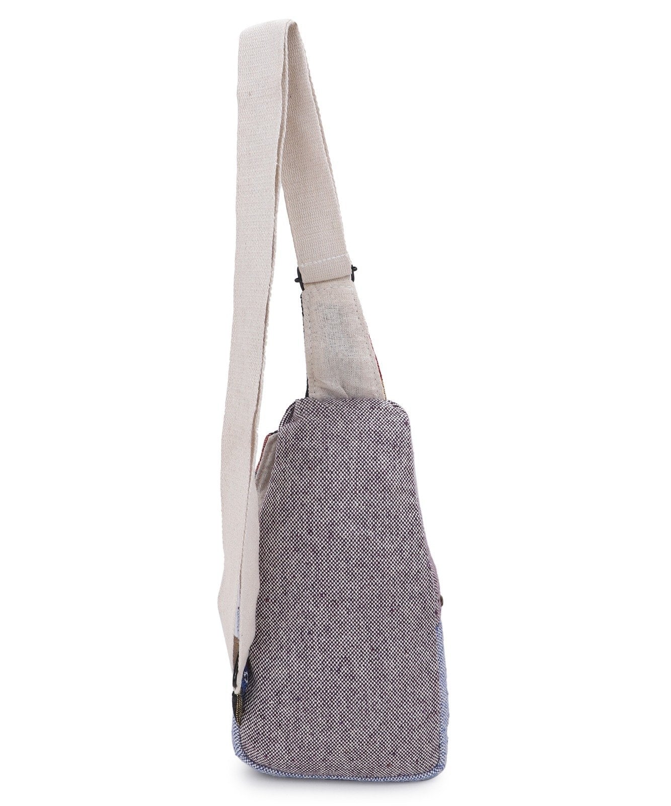 Compact Hemp shoulder Pouch Unisex Boho Crossbody Sling Bag