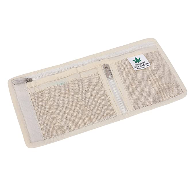 Pure Hemp Eco Friendly Handmade Slim Wallet for Men & Women