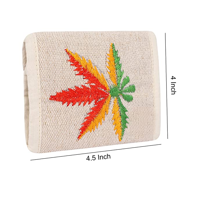 Pure Hemp Eco Friendly Handmade Slim Wallet for Men & Women